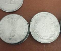 1969-1980 tarihleri arası 2buçuk lira koleksiyonu