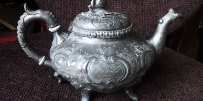 Antika Gümüş Çaydanlık