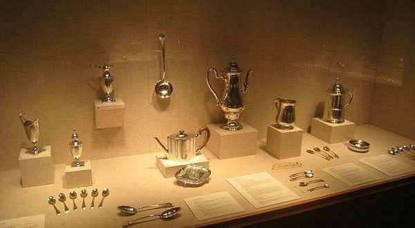 Eski Eski Gümüş Eşya Koleksiyonu